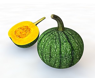 Pumpkin green 3D Model