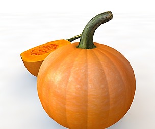 Pumpkin orange 3D Model