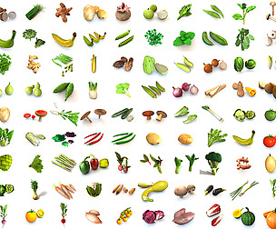 Mega Vegetables Collection 3D Model