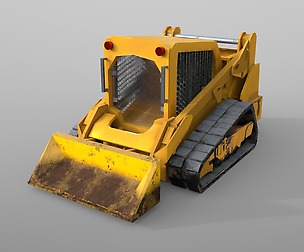 Compact track loader 3D Model