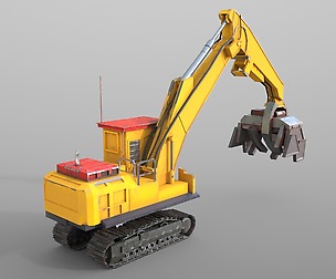 Forest machine 3D Model