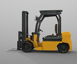 Forklift 3D Model