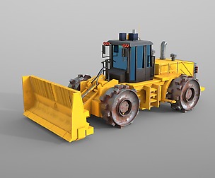 Land compactor 3D Model