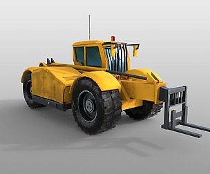 Telehandler 3D Model