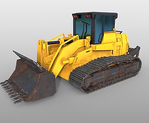 Track loader 3D Model