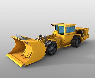 Underground mining haul 3D Model