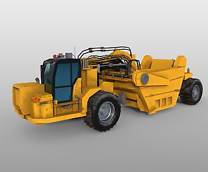 Wheel scraper 3D Model
