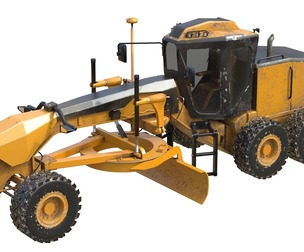 140M motor grader 3D Model