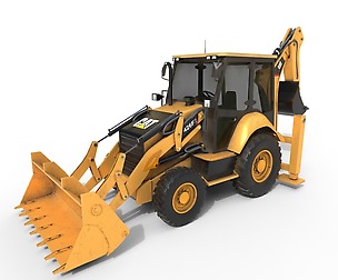 Backhoe Loaders 426f2 3D Model