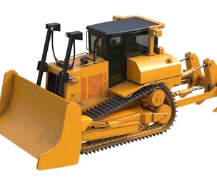 Dozer D7R 3D Model