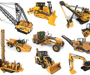 10 Commercial Vehicles 3d model collection