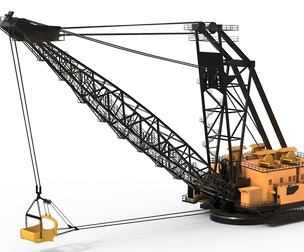 Draglines 8200 3D Model