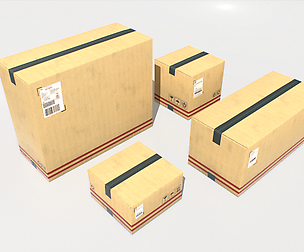 Cardboard Boxes Pack 1
