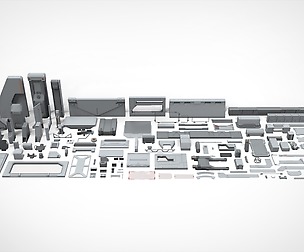 Sci-Fi architecture Elements collection 23