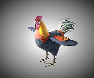 Rooster 3D Model