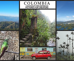 COLOMBIA: +460 Royalty Free Reference Pictures