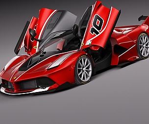 Ferrari FXX K 2015  open doors