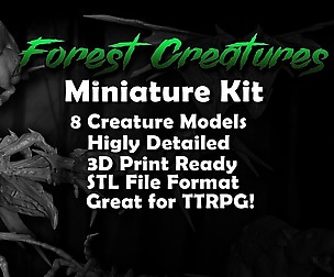 Forest Creature Miniature Kit