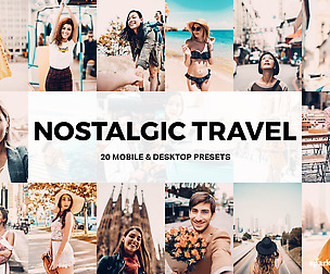 20 Nostalgic Travel Lightroom Presets and LUTs