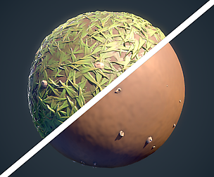 Stylized Grass/Dirt - Substance Designer