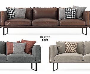 202 8 TRIPLET SOFA