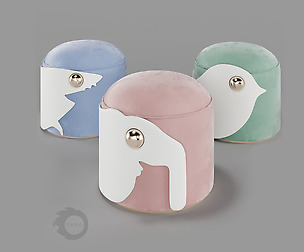 Pufs Circu Animal Stools collection