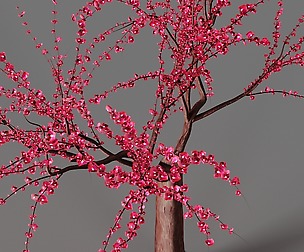 OSAKA red artificial cherry tree