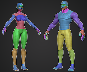 Stylized Base Mesh Bundle