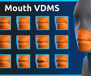 Zbrush - Mouth - VDM Brushes