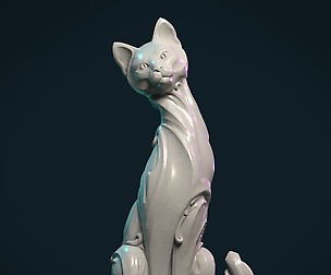 Cat figurine
