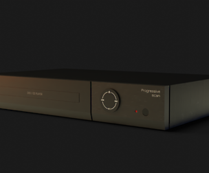 DVD Player GameReady - LowPoly with PBR Material