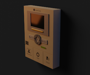 Intercom  GameReady - LowPoly with PBR Material