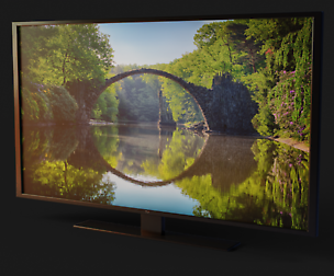 Television GameReady - LowPoly with PBR Material