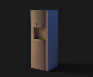 Water Cooler dispenser GameReady - LowPoly PBR