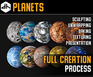 Planets Full Creation Process