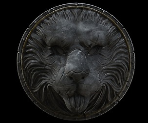 Lion Shield for game or movie