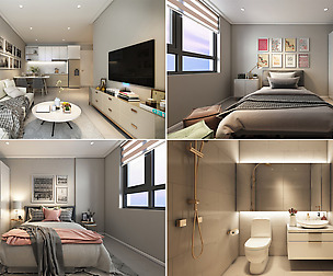 BTC Apartment Interior full rooms