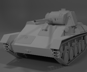 Soviet light tank T-70