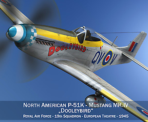 North American P-51K Mustang MK.IV - Dooleybird