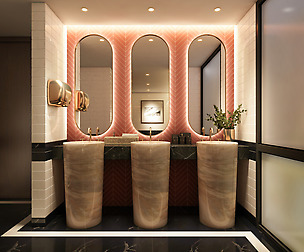Hotel Restroom CB