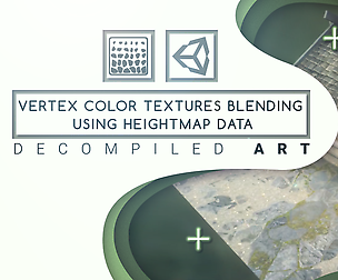 Unity Height-VertexColors blending shader