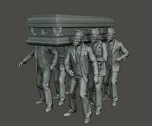 Dancing coffin meme