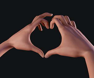 Female Hands - Animated