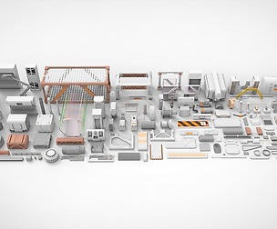 Sci-Fi architecture Elements collection 18
