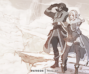 Sketching with Final Fantasy XIV