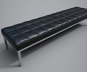 Leather Bench