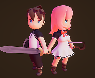 Chibi Heroes Pack + Basemesh
