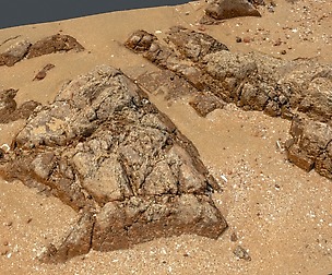 Beach Rock_0001_only HighPoly Mesh 16K Texture