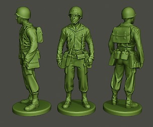 American soldier ww2 stand A8