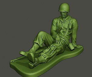 American soldier ww2 wounded A8